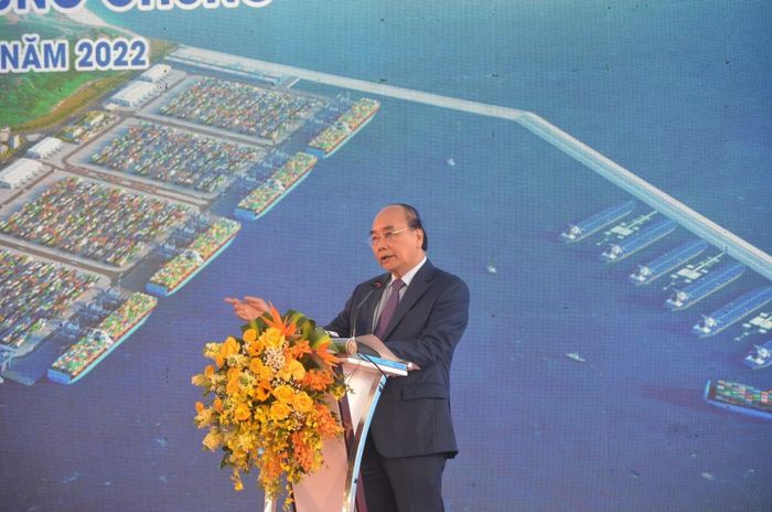 Chủ tịch nước Nguyễn Xuân Phúc: Cảng biển Liên Chiểu sẽ là điểm sáng tạo bứt phá